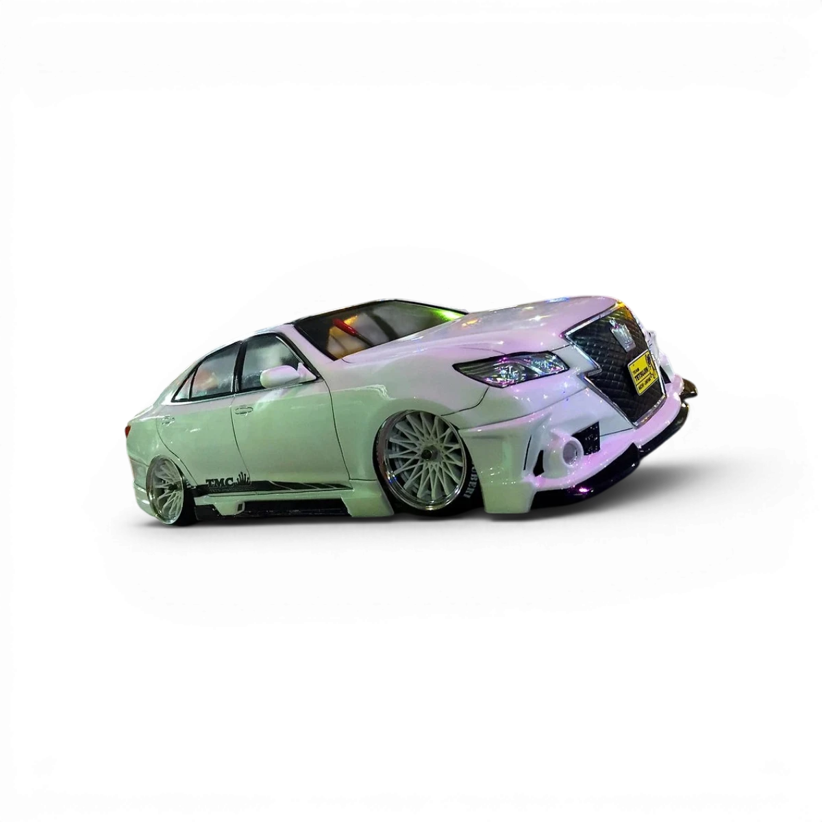 Modèle de carrosserie Toyota 21Crown Tetsujin, vue détaillée du véhicule avec finition précise et design élégant.