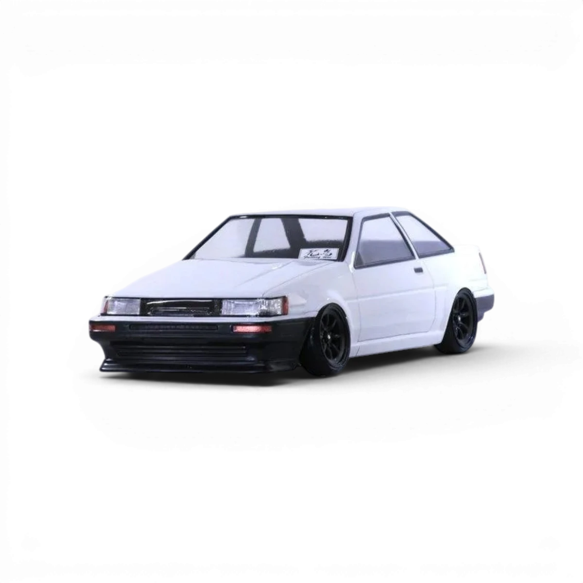 Voiture télécommandée Toyota AE86 Levin 2 portes de Pandora RC, carrosserie miniature détaillée et réaliste.