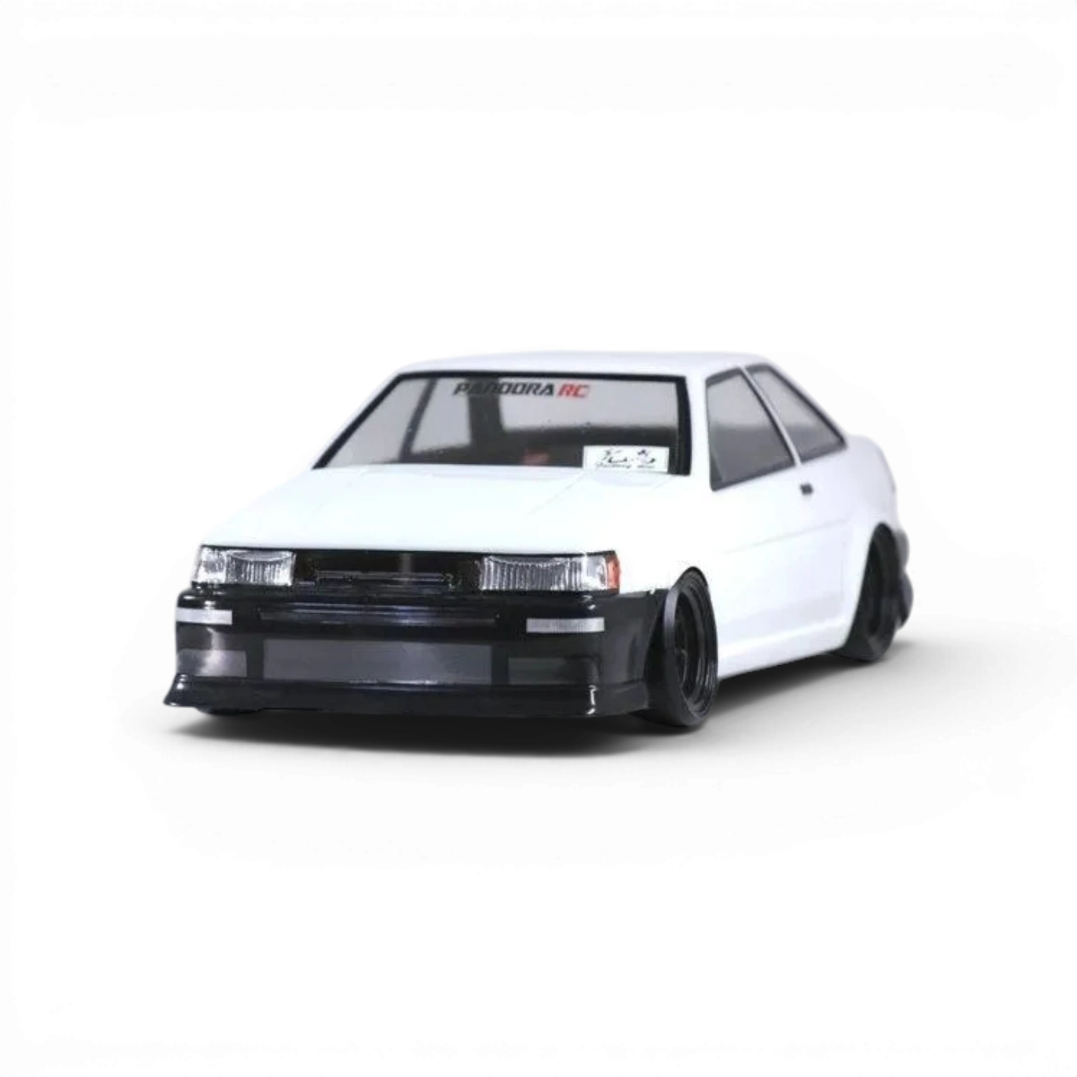 Modèle de voiture Toyota AE86 Levin 2 portes de Pandora RC, carrosserie de voiture télécommandée.