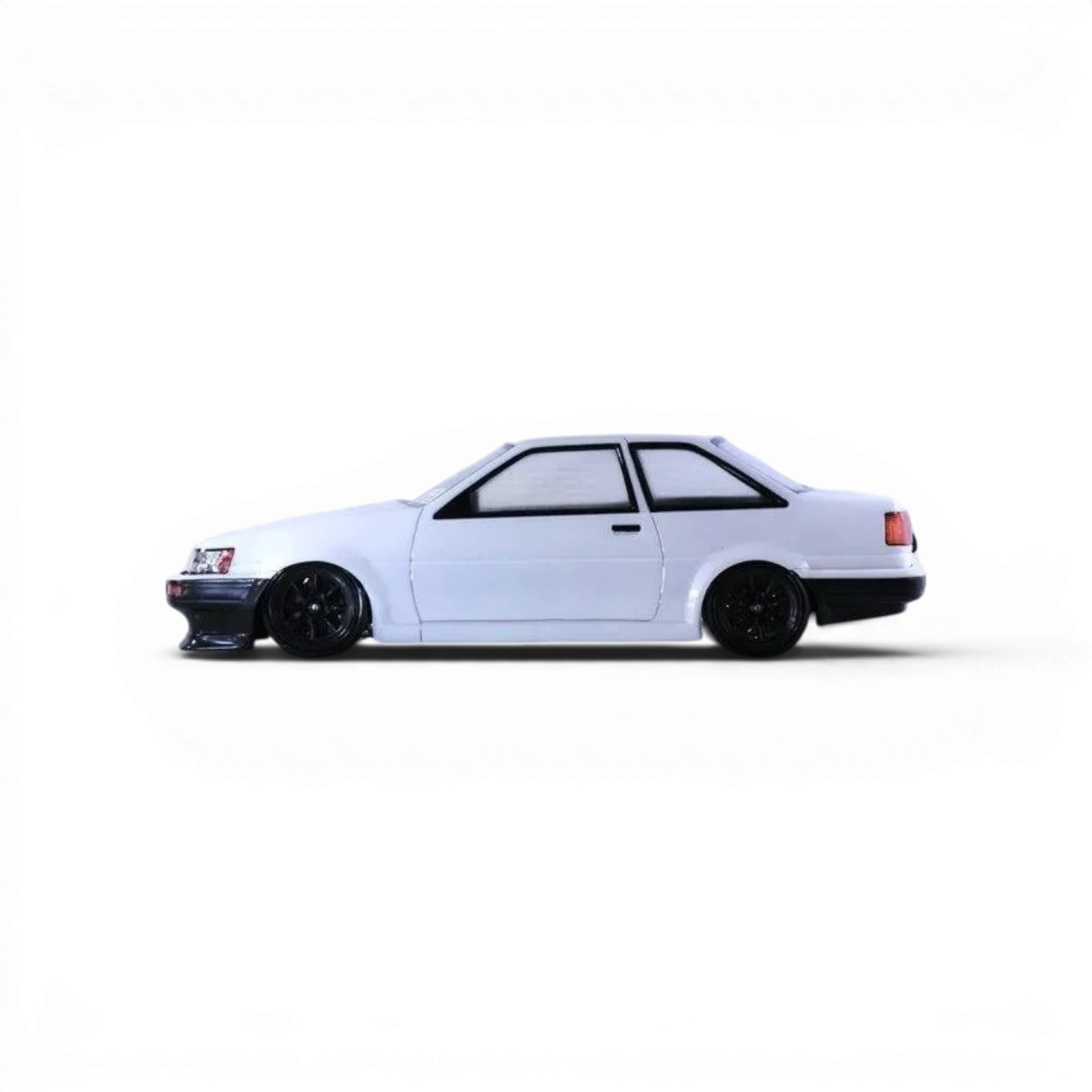 Voiture télécommandée Toyota AE86 Levin 2 portes Pandora RC, carrosserie détaillée pour collection ou modélisme.