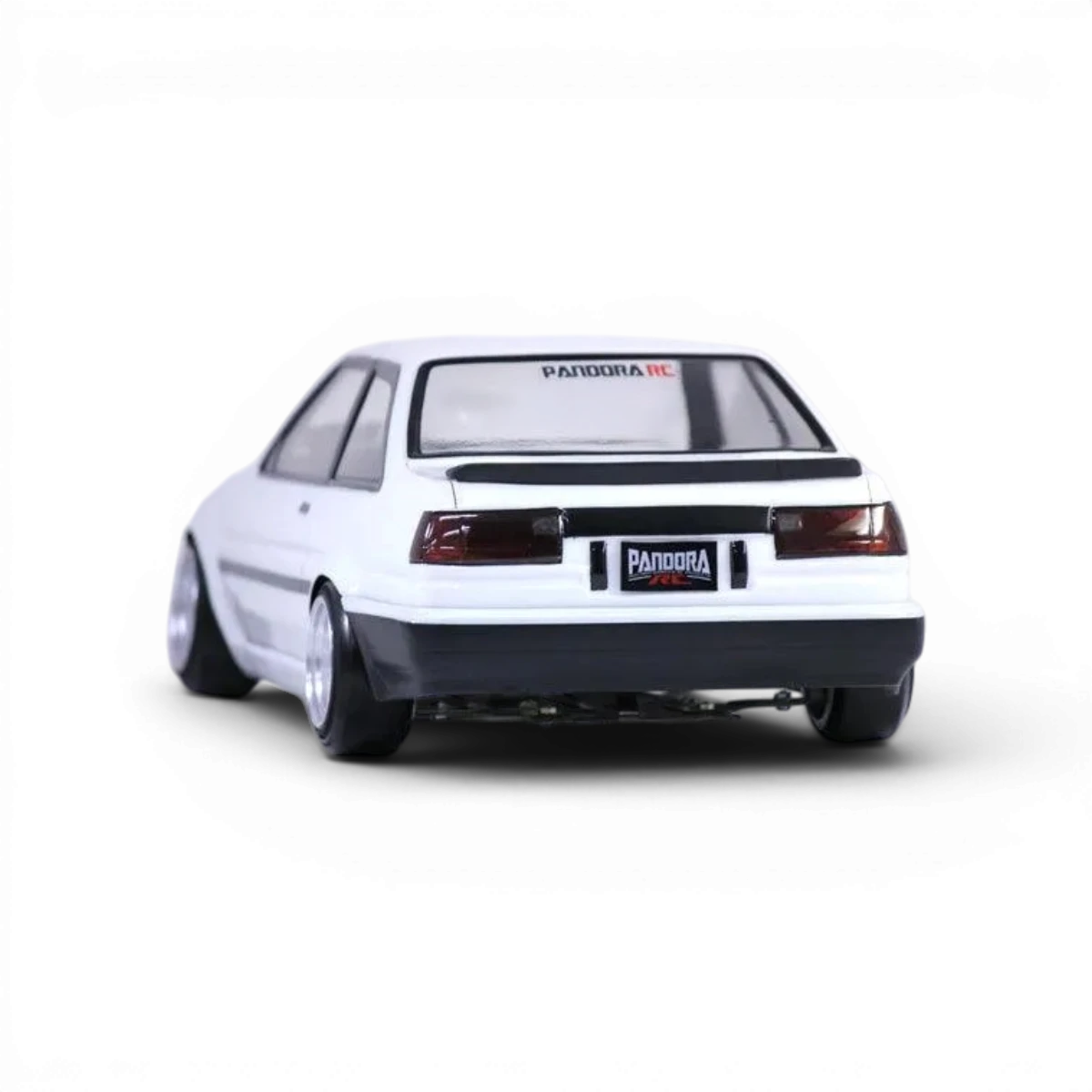 Voiture télécommandée Toyota AE86 Trueno à 2 portes de Pandora RC, carrosserie détaillée et réaliste.