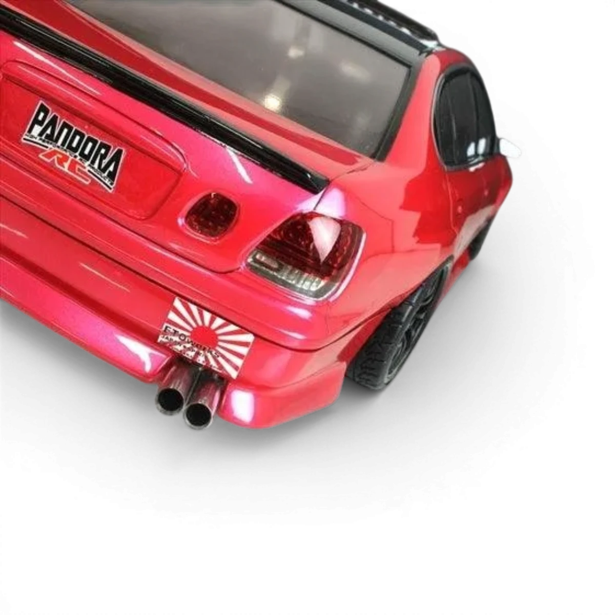 Carrosserie Toyota ARISTO JZS161 BN-Sports de Pandora RC, modèle réduit pour voiture télécommandée, vue de face.