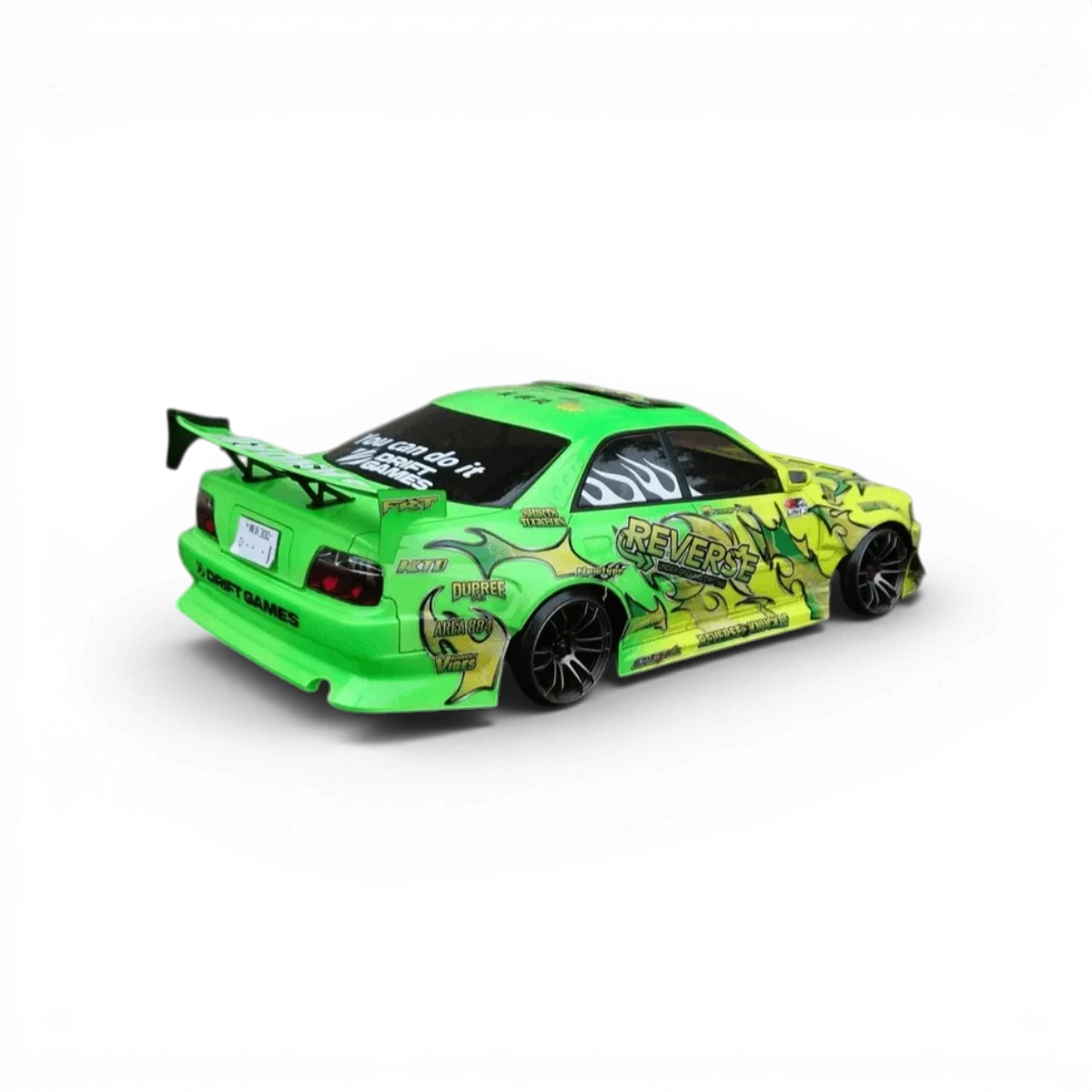 Carrosserie Toyota Chaser JZX100 Kazama Auto pour modèle RC, marque Addiction RC Design, finition détaillée et réaliste.