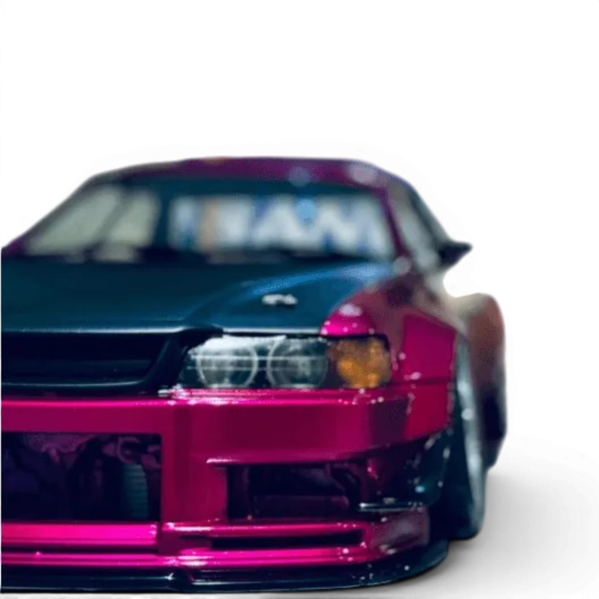 Carrosserie Toyota Chaser JZX100 Kazama Auto de la marque Addiction RC Design, modèle pour voiture radiocommandée.