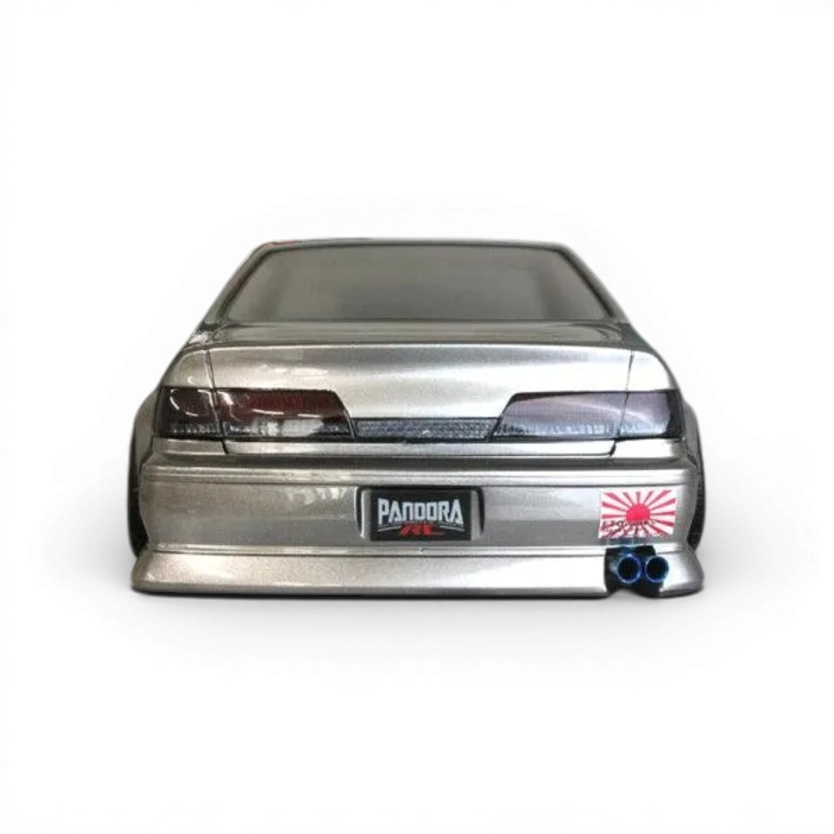 Carrosserie Toyota Mark II JZX100 BN Sports pour voiture radiocommandée Pandora RC, détail de la carrosserie en plastique.