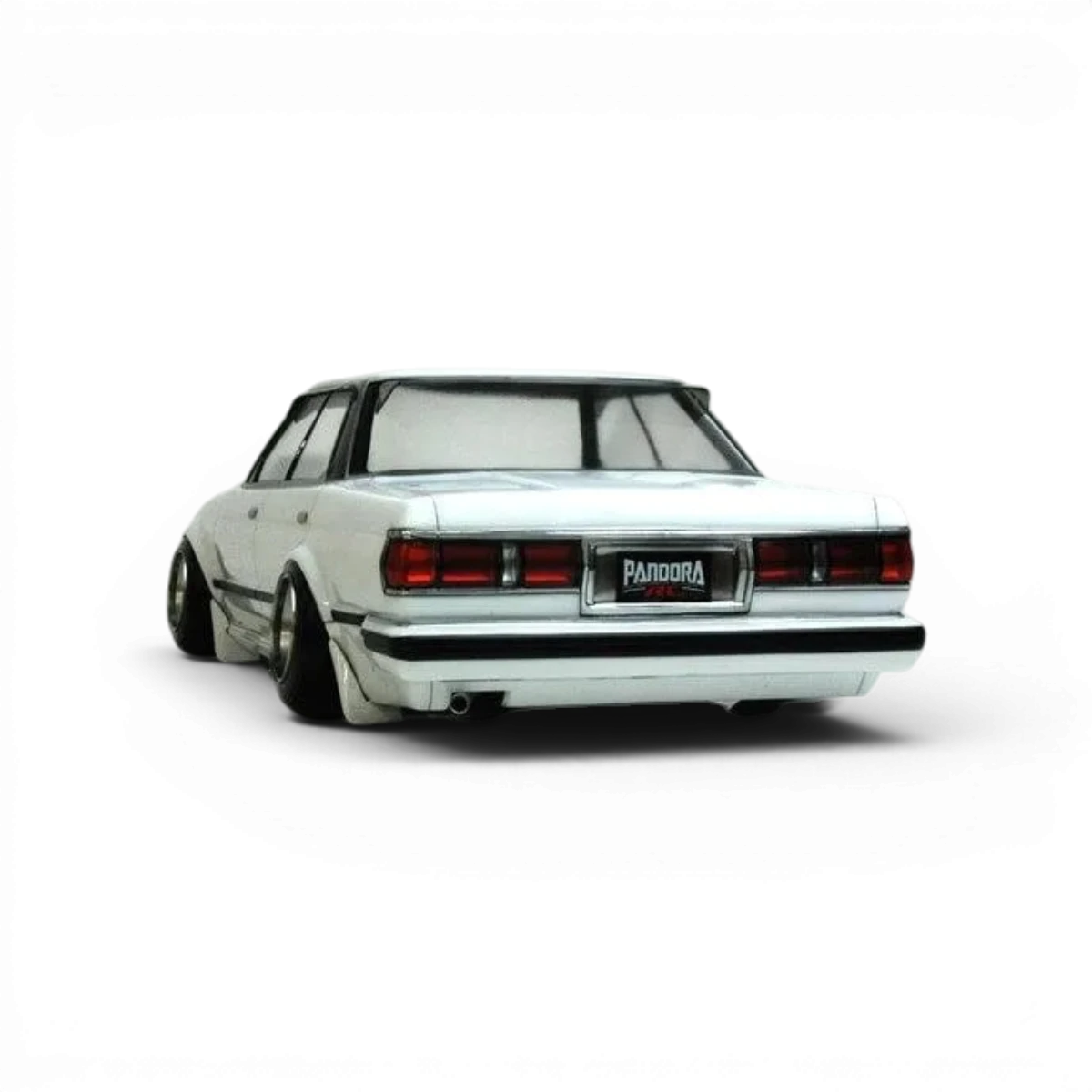 Modèle de voiture Toyota Mark II JZX71 Ver. 2 de Pandora RC, carrosserie détaillée pour voiture RC, vue de face.