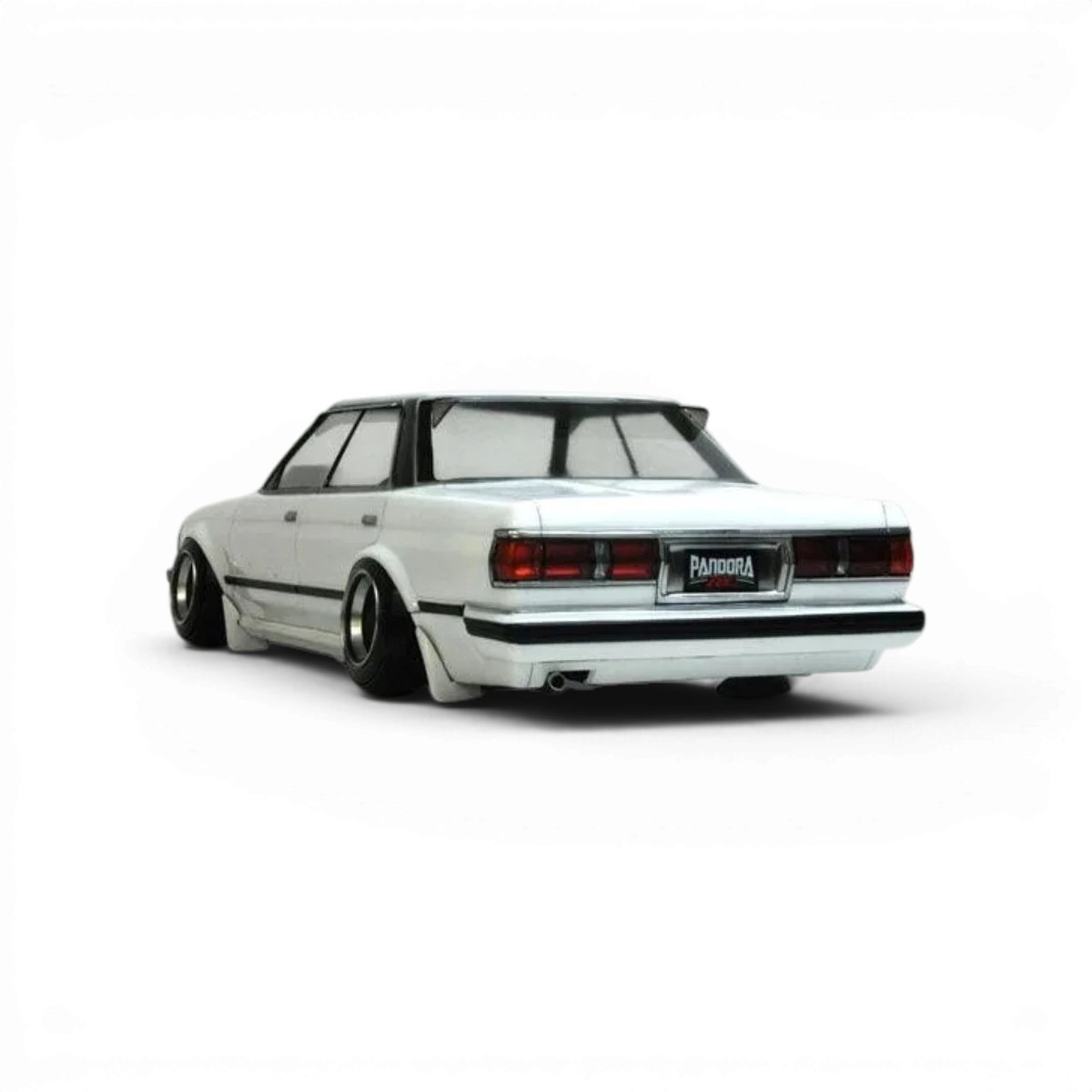 Carrosserie Toyota Mark II JZX71 Ver. 2 de Pandora RC, modèle réduit pour voiture télécommandée, vue de face avec détails.