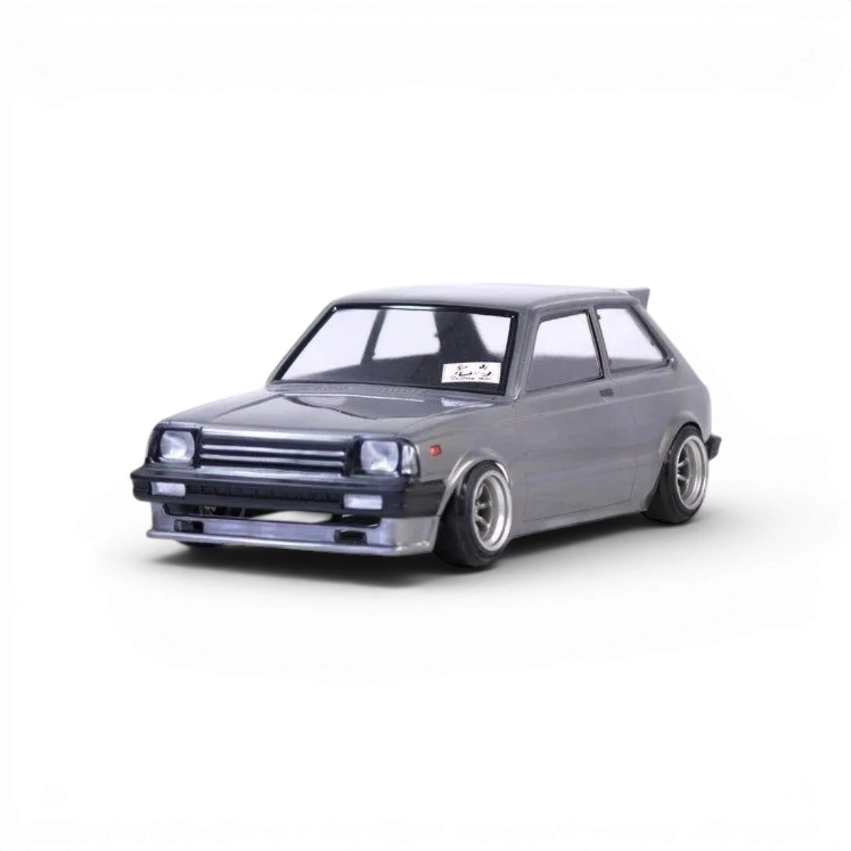 Modèle de carrosserie Toyota Starlet KP61 tardif de Pandora RC, voiture miniature à l'échelle, détails réalistes, pour collection ou drift