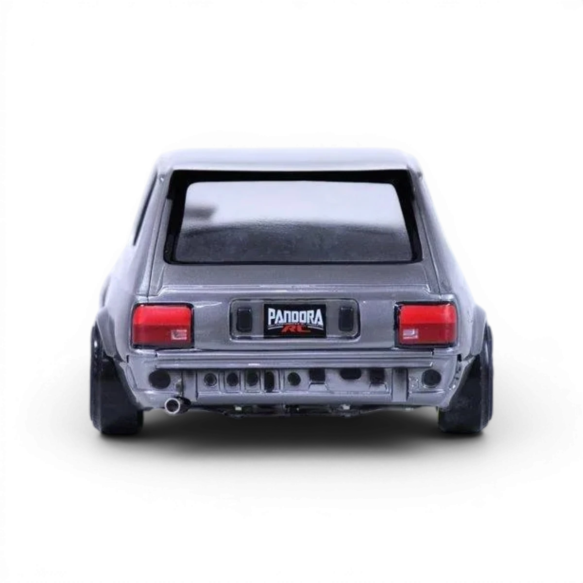 Voiture télécommandée Toyota Starlet KP61 Pandora RC, modèle tardif, carrosserie détaillée pour drift et collection.