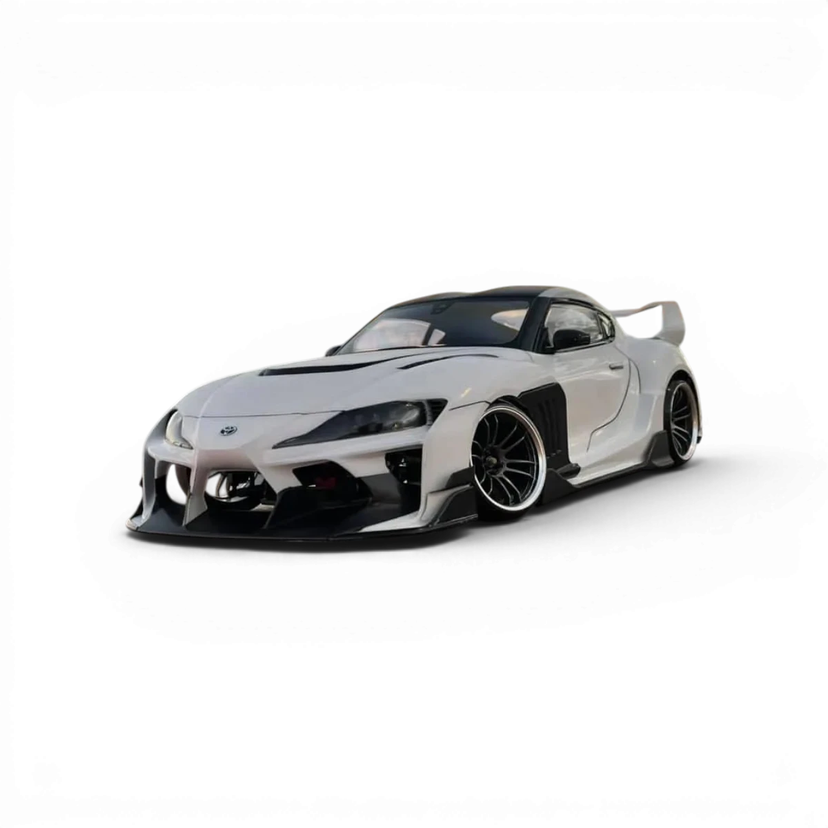 Carrosserie Toyota Supra GR Hycade 247mm en échelle réelle pour voiture RC, par Addiction RC Design.