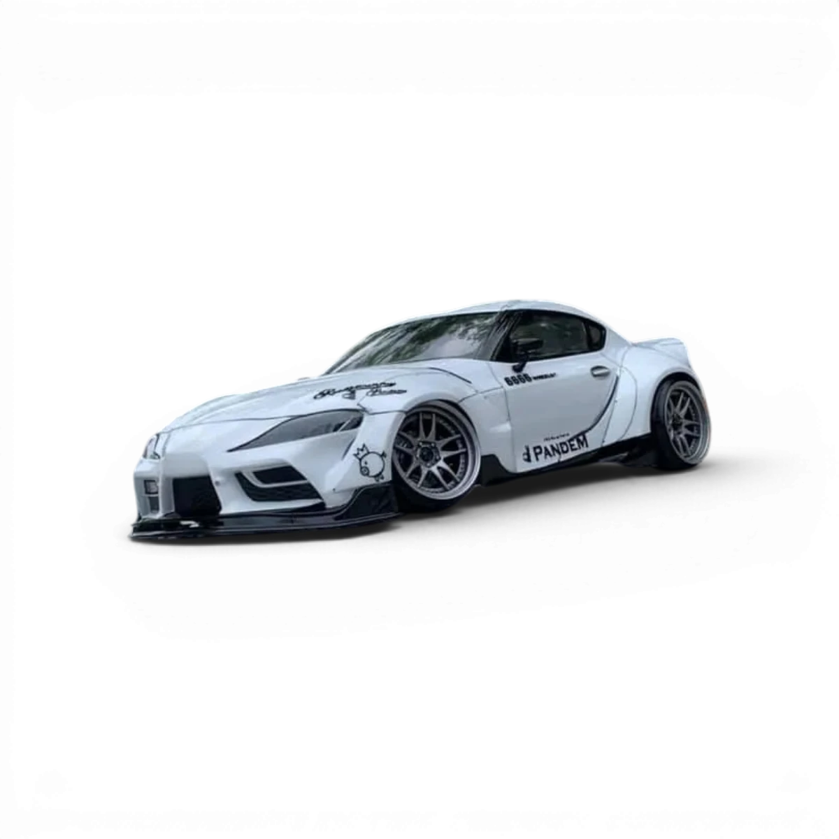 Carrosserie Toyota Supra GR version 247mm de Addiction RC Design, design détaillé pour voiture RC drift.