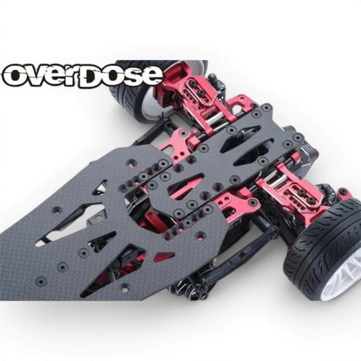 Pièce détachée Transrange Anti-twist platine inférieure Overdose pour équipement de motocross ou quad, vue de la platine en détail.
