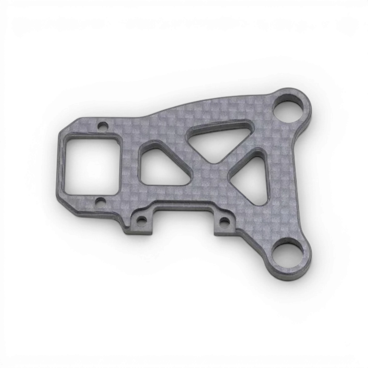 Triangle arrière inférieur gauche en carbone pour voiture RC, pièce détachée Team Yokomo, solide et léger.