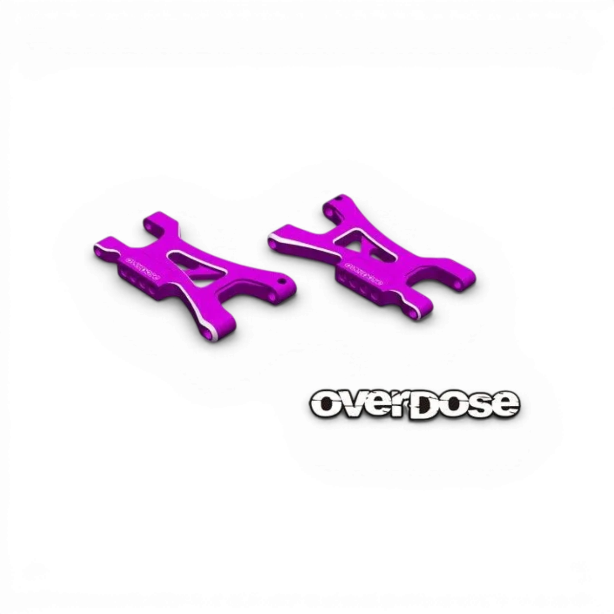 Triangles arrière en aluminium pour vélo ES, pièce détachée Overdose, violet, solide et léger, compatible avec plusieurs modèles.