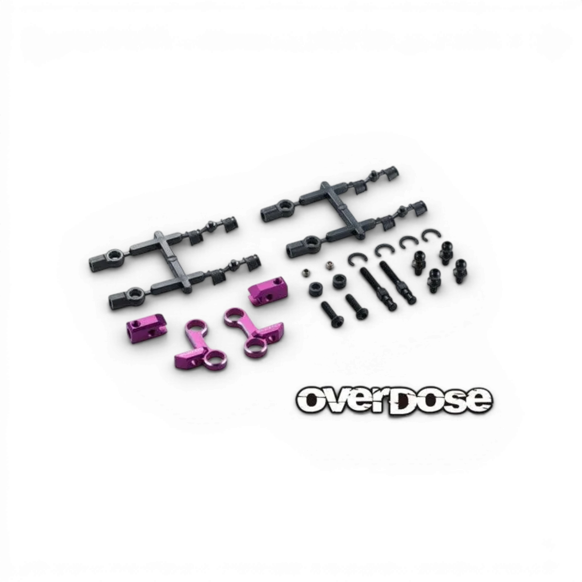 Triangles supérieur avant en aluminium réglable type 2 pour OD Violet, pièce détachée de haute qualité, compatible avec Overdose.