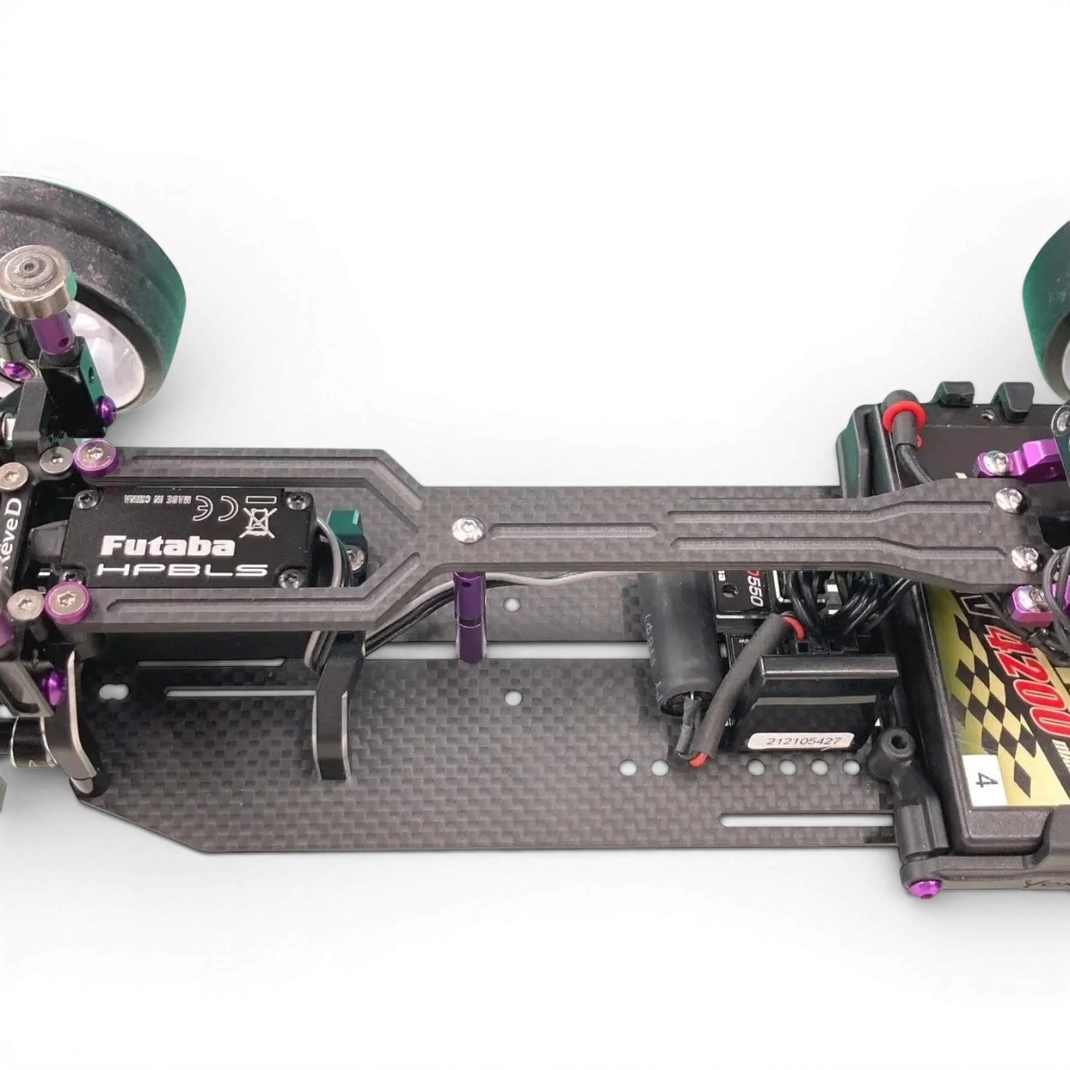 Upper Deck pour conversion à courroie série YD-2 pour RC Drift, marque Topline, pièces de modélisme automobile.
