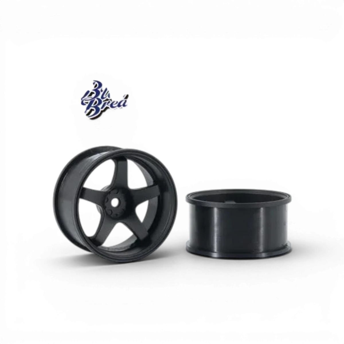 Roues Valino GV117D R-SPEC de 26 mm de couleur noire avec finition Off+7, conçues pour les véhicules BuzzBreak.