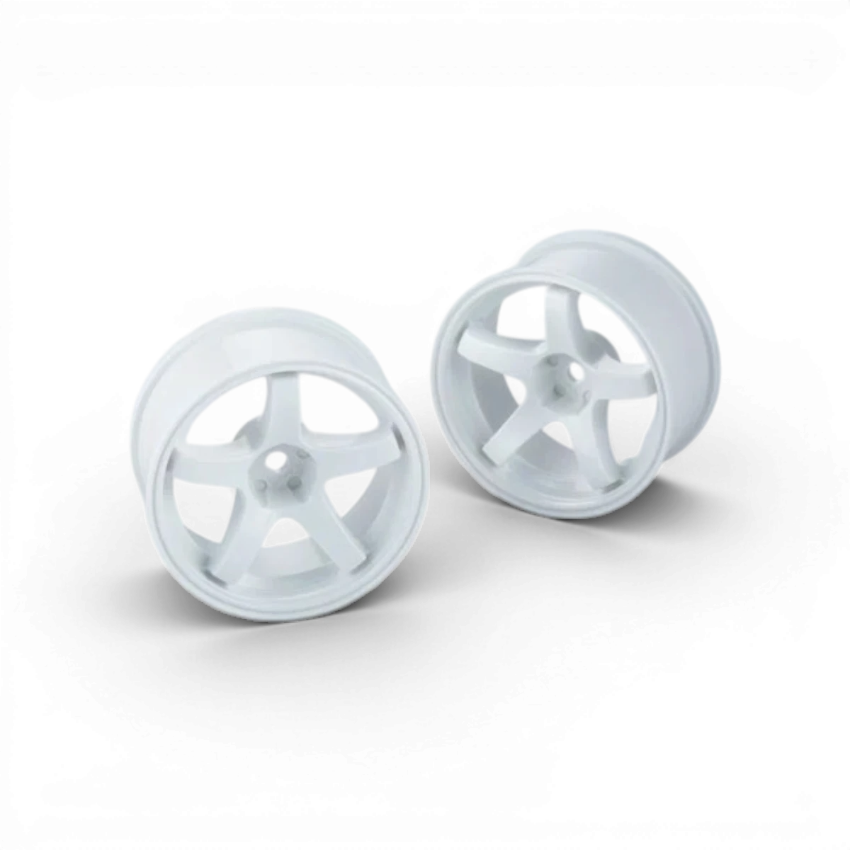 Roues Overdose VALINO GV330 26mm blanche Offset 7, vue de face avec jantes en alliage léger.