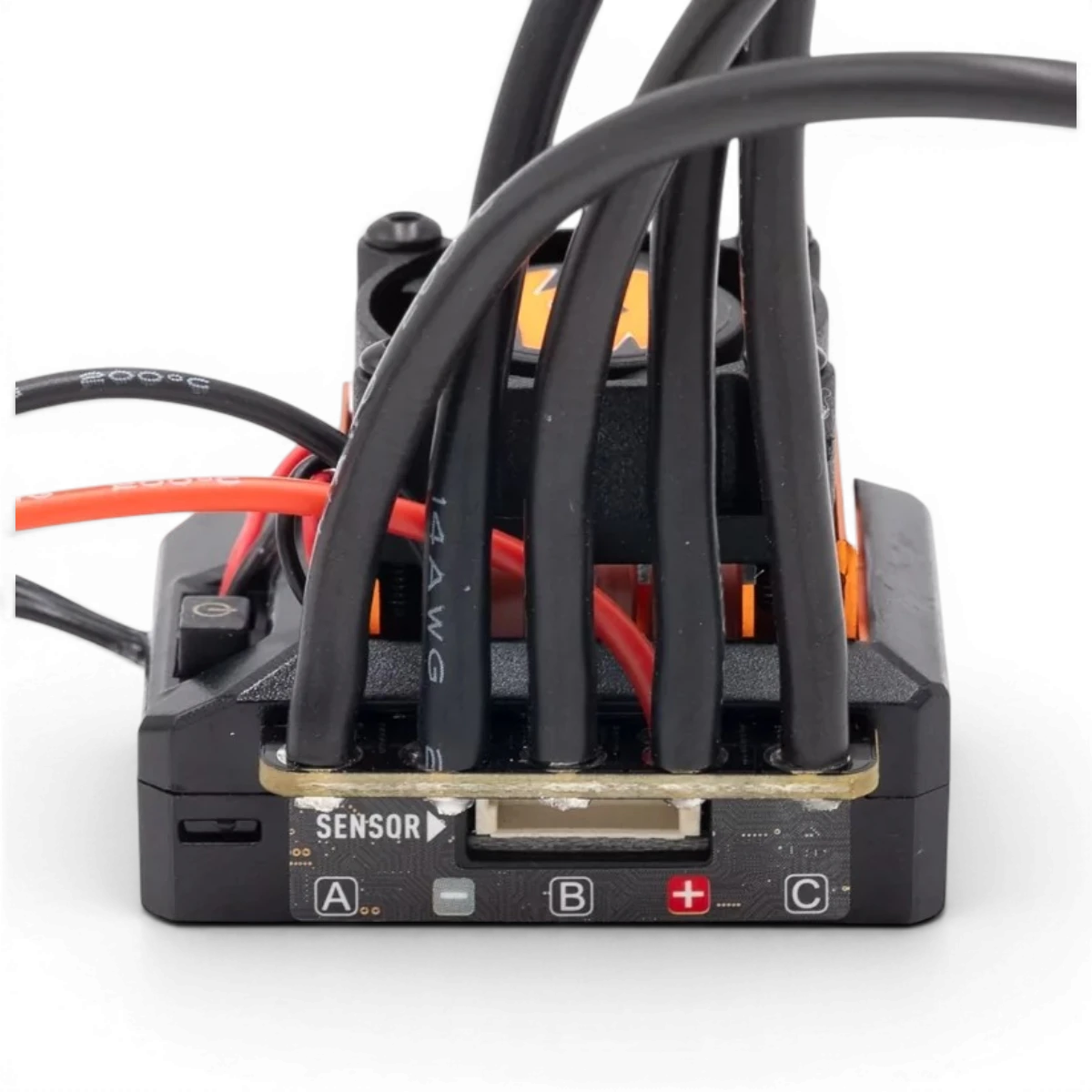Variateur brushless 100A sensored/sensorless avec carte de programmation Konect, électronique pour modélisme RC.