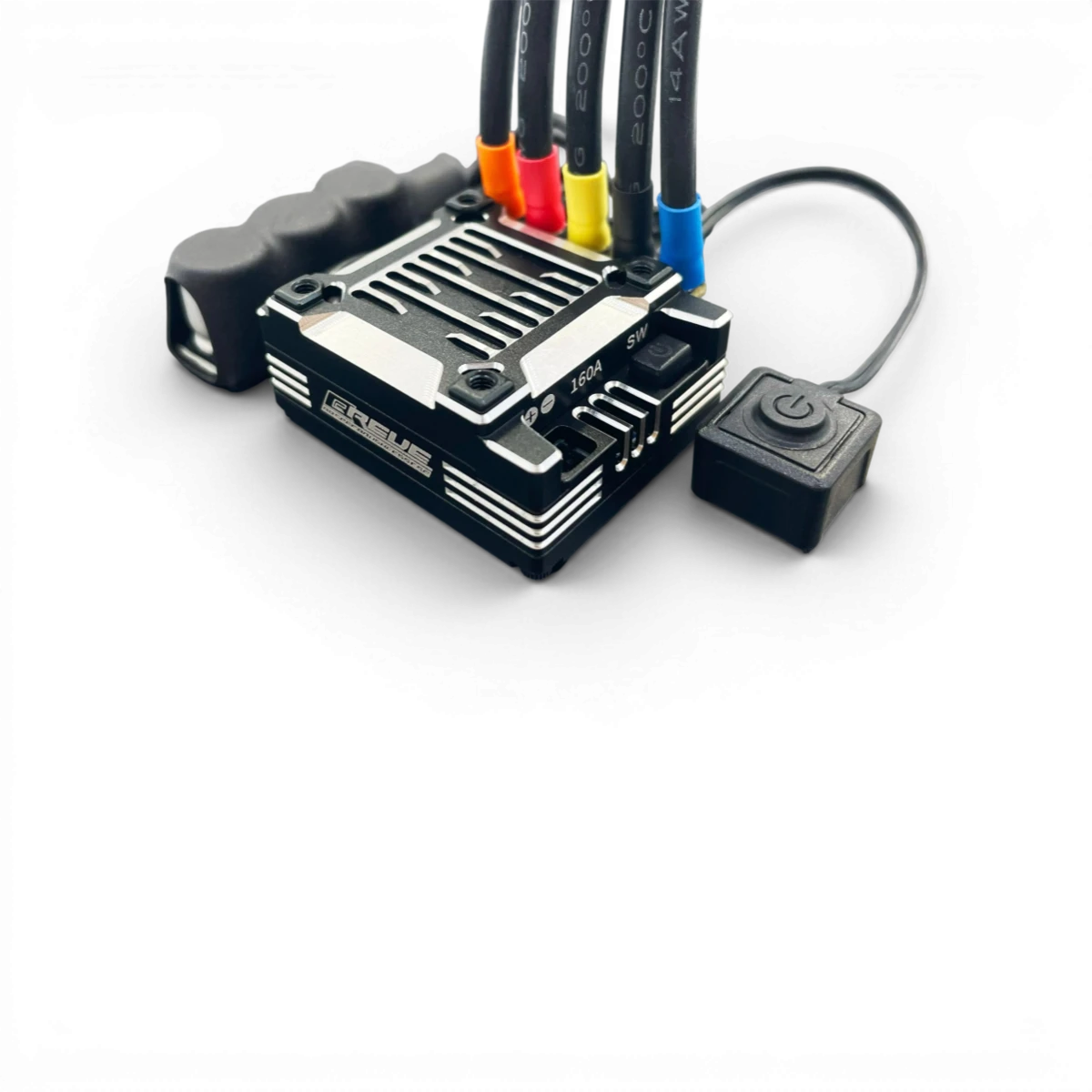 Variateur ESC électronique violet de la marque Team Reve D, modèle "BREVE" pour modélisme RC.