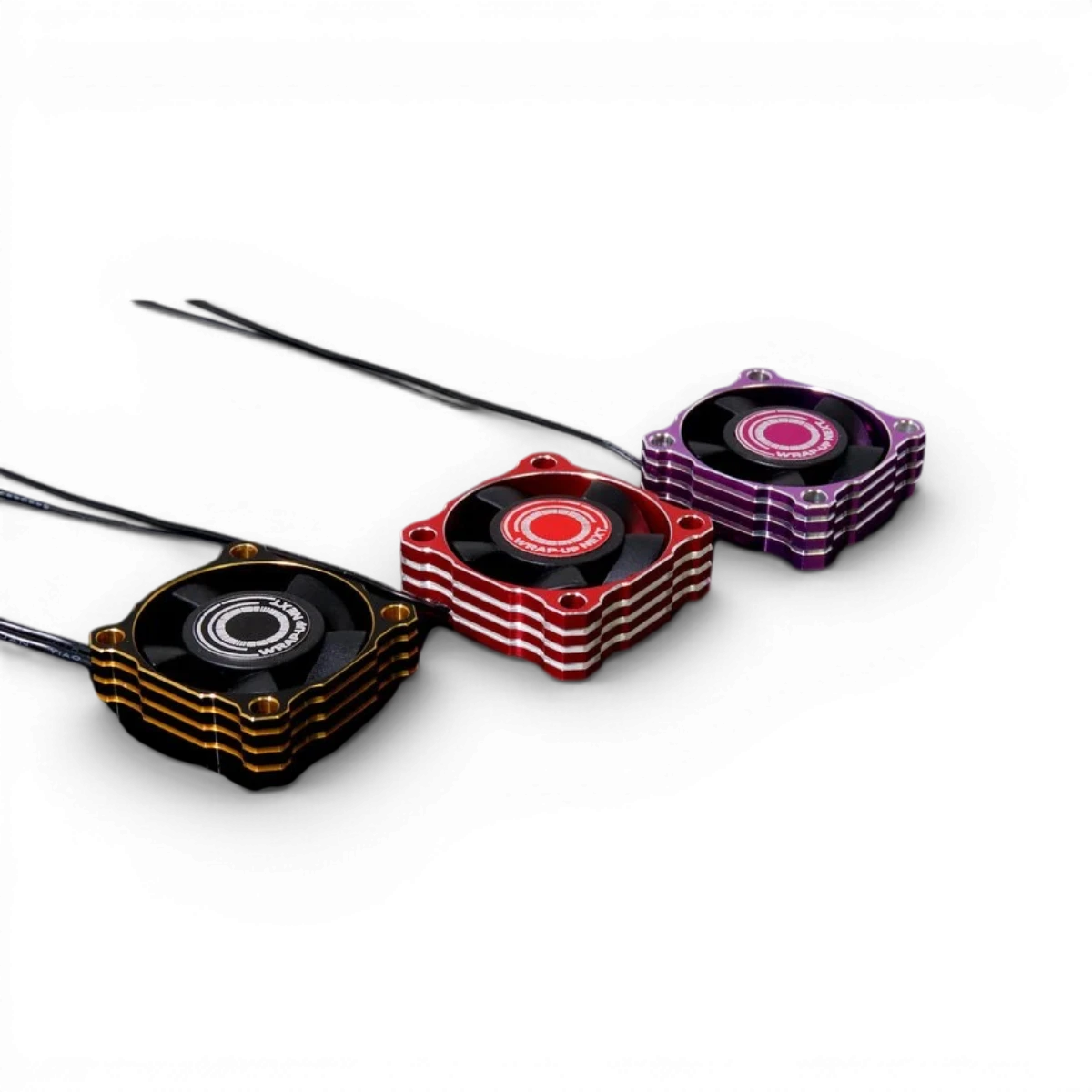 Ventilateur de refroidissement en aluminium Premium 30 mm de Wrap-UP next, pour électronique, avec pales et cadre en aluminium.