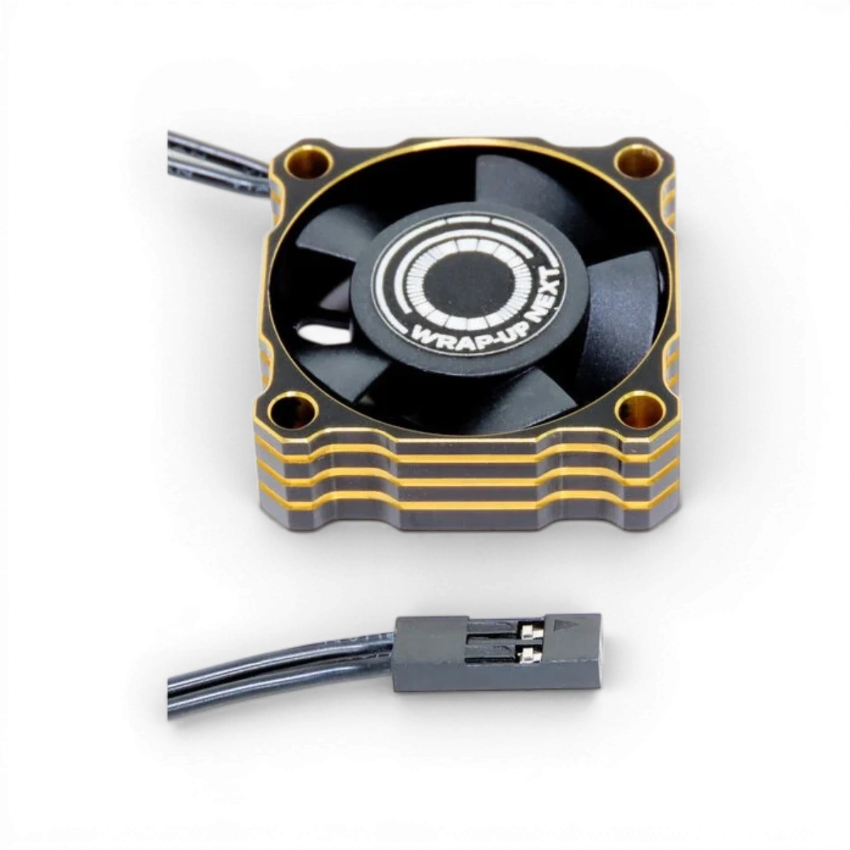 Ventilateur de refroidissement en aluminium premium de 30 mm, électronique, avec pales pour dissipation thermique efficace.