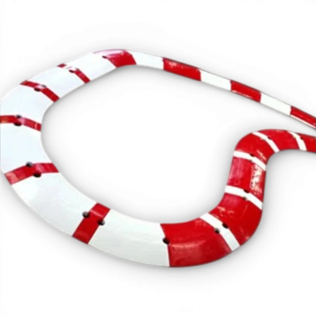 Tetsujin kerbs Curve System – Pièces courbes courtes (5 pcs, blanc) – TT-7209 - DriftParadiZ