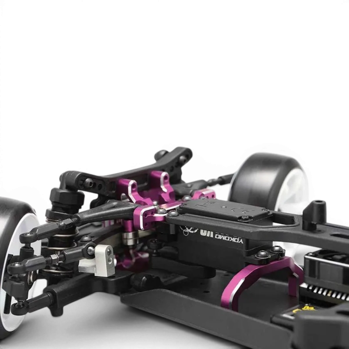 Pièce détachée Team Yokomo, direction glissière violet V2 YD-2 E/S/R/Z, version légère, pour voiture RC.