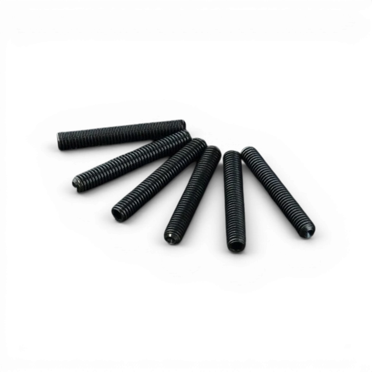 Vis M3x20 sans tête de la marque Max Speed Technology, pièce détachée en métal avec filetage, vue de face.