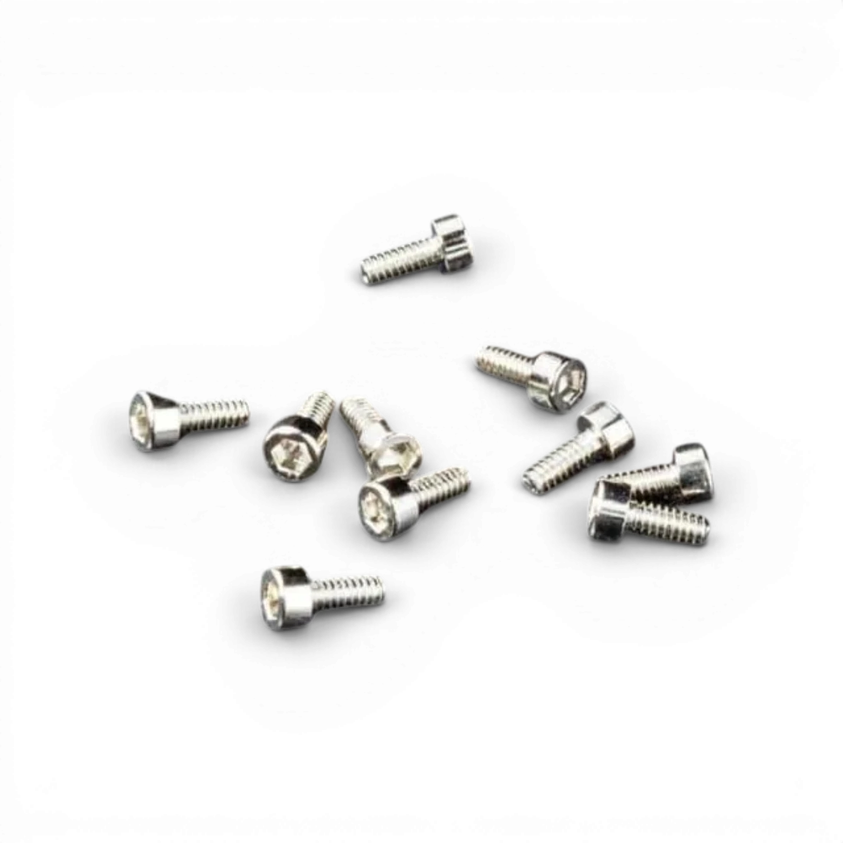 Jeu de 10 vis en nickel BTR M1,6x4 de Max Speed Technology, pièces détachées pour réparation ou assemblage.