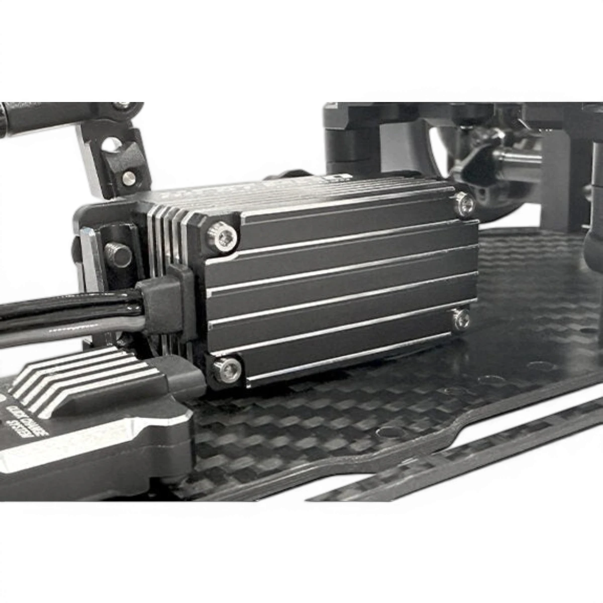 Vis en titane pour servos RS-ST PRO de Team Reve D, conçue pour l'électronique de modélisme RC.
