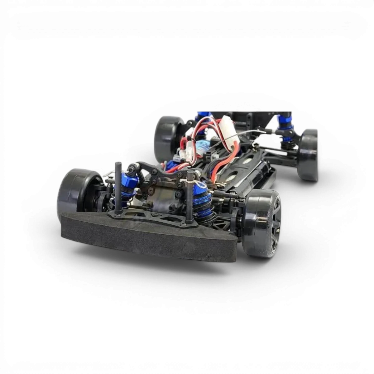 Voiture Banzai FTX 1/10 drift 4x4 verte, modèle réduit de voiture de course RC avec détails réalistes.