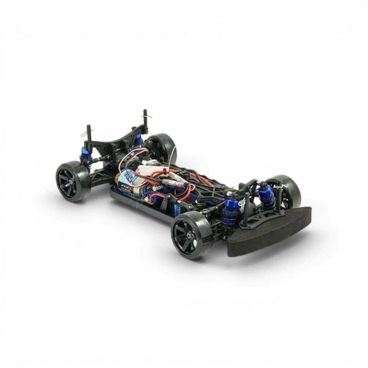 Voiture Banzai FTX 1/10 drift 4x4 verte, modèle réduit de voiture RC avec design sportif et pneus tout-terrain.