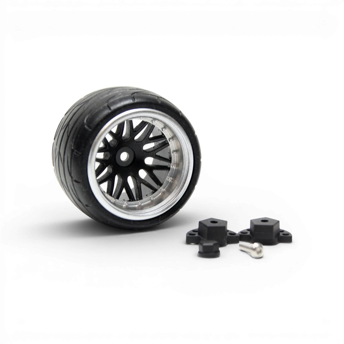 Volant V3 pour Futaba et Sanwa, manette électronique de radiocommande de la marque Src Sideways RC, vue de face.