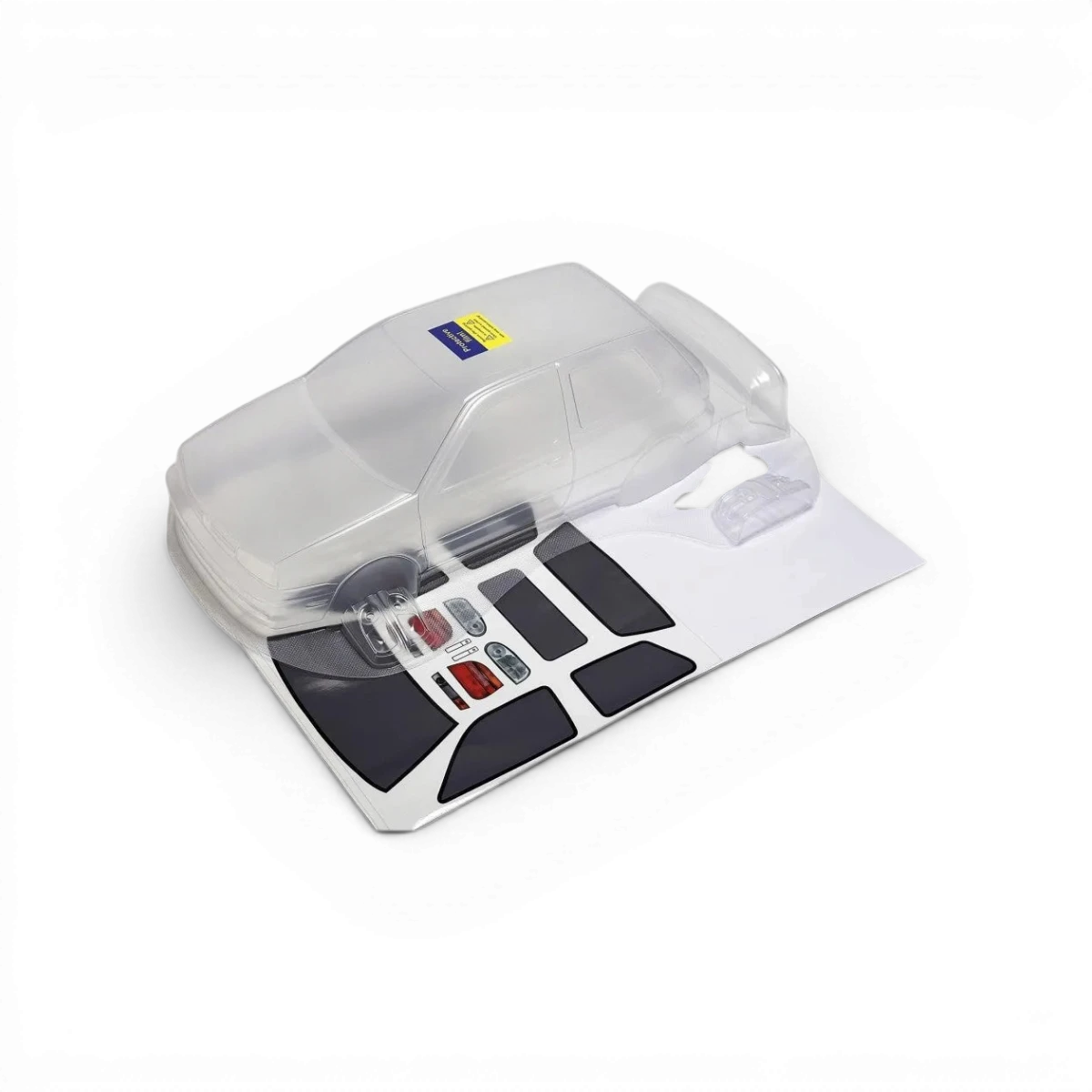 Carrosserie Volkswagen Golf 3 Aplastics RC, détail de la carrosserie en plastique pour voiture RC Volkswagen Golf 3.