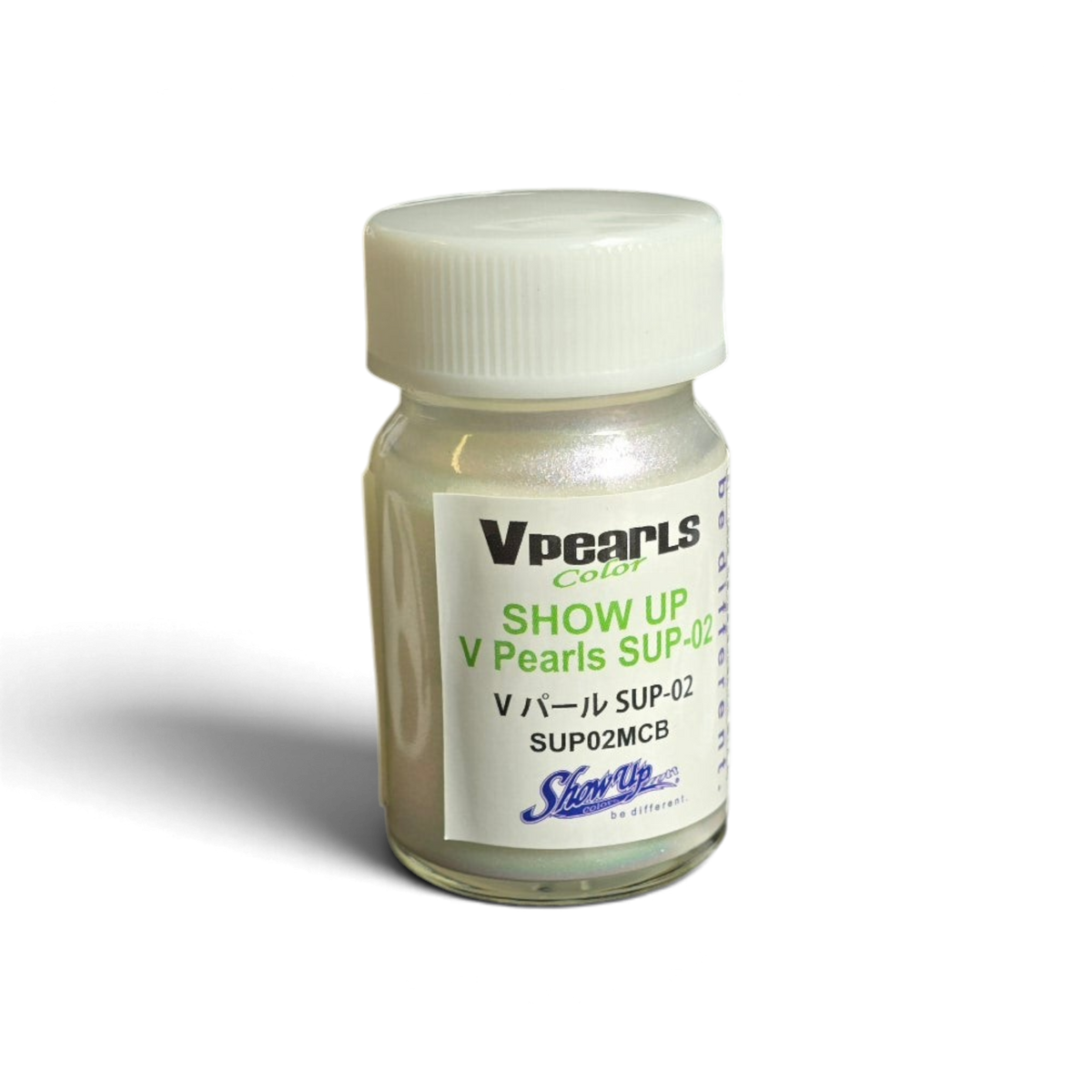 Perle Vpearl SUP02 de Show UP, perle élégante en métal argenté avec finition brillante pour bijoux.