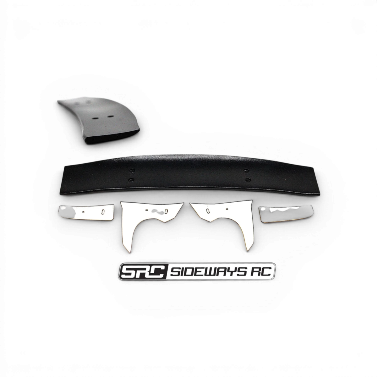 Aile WING 4 pour drone, modèle de personnalisation de la marque Src Sideways RC, vue de face avec détails de la structure.