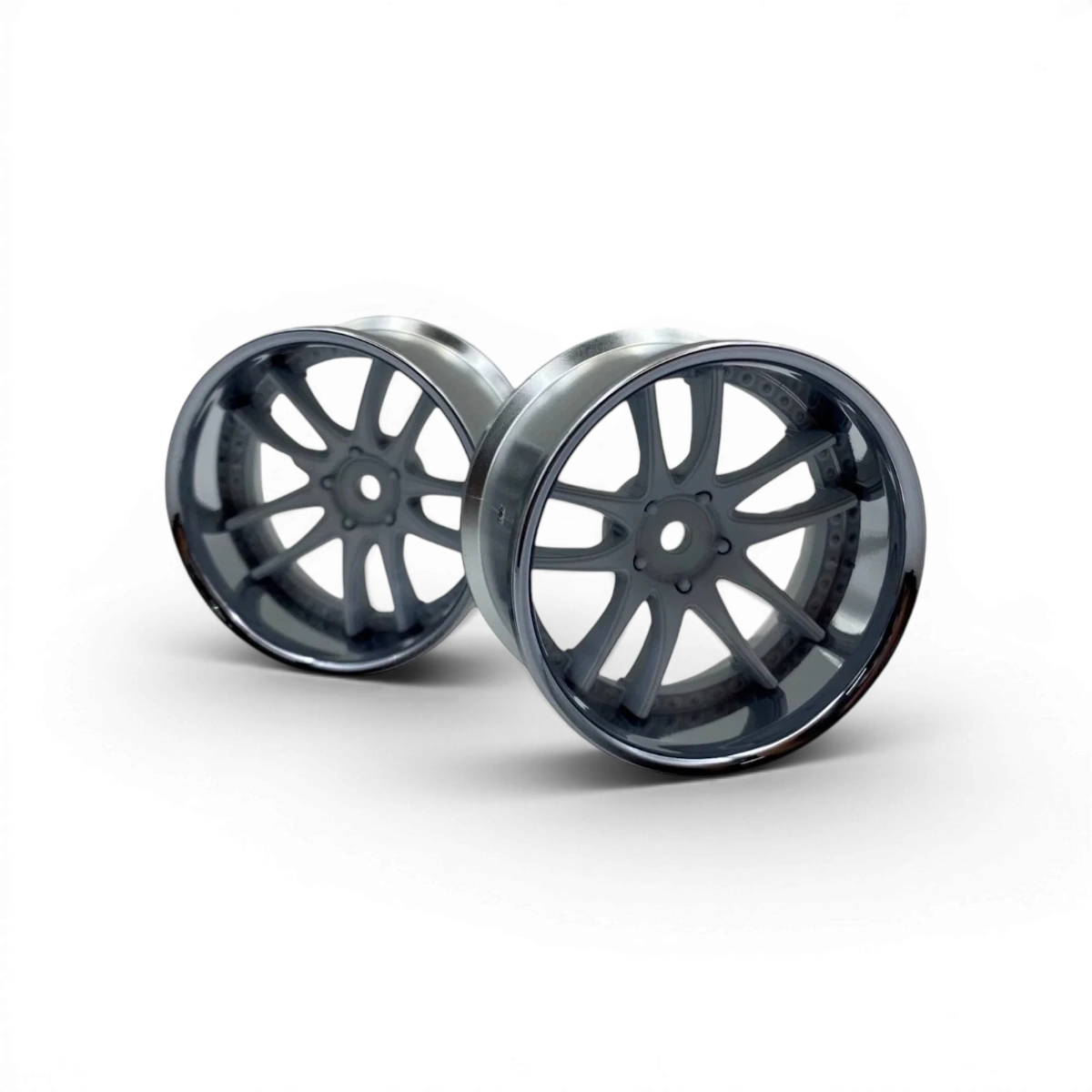 Roue Custom Lab's WORK EMOTION CR3P OFFSET 6 Matte Snow, jante en alliage avec finition mate blanche pour voitures sportives.