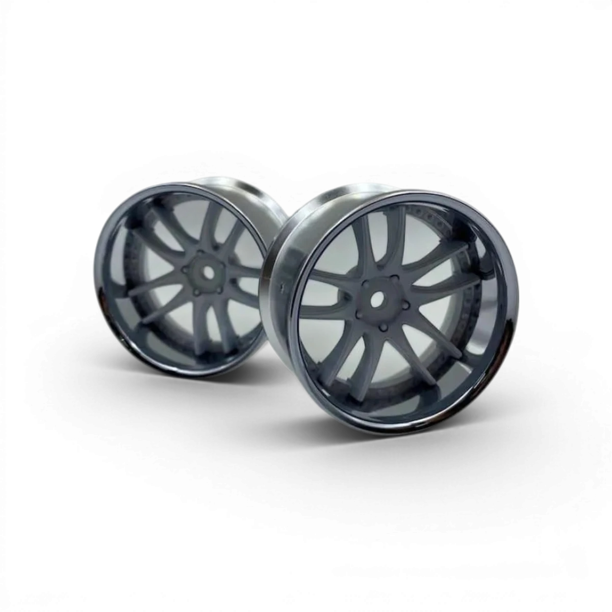 Roues Custom Lab's WORK EMOTION CR3P OFFSET 8 Matte Snow, jantes en alliage léger avec finition matte blanche.