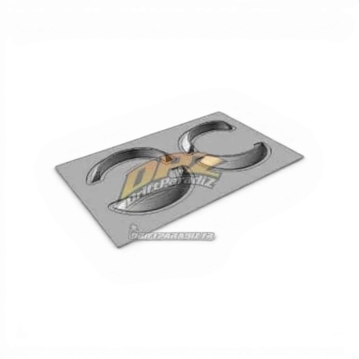 Aileron universel Work Fender 10mm pour carrosserie RC Art, finition noire, compatible avec véhicules radiocommandés.