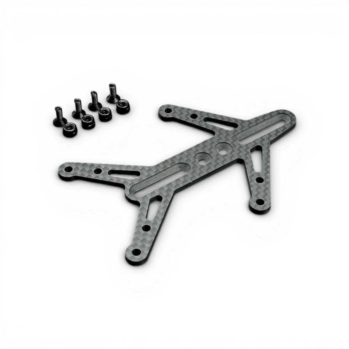 Support de positionnement du servo X-brace TEAM AD pour YDZX RX, utilisé pour la fixation et la stabilité du servo.