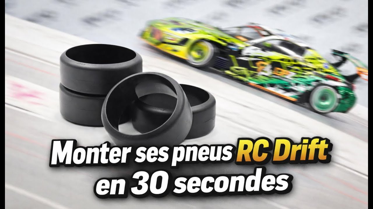 Monter ses pneus RC Drift en 30 secondes