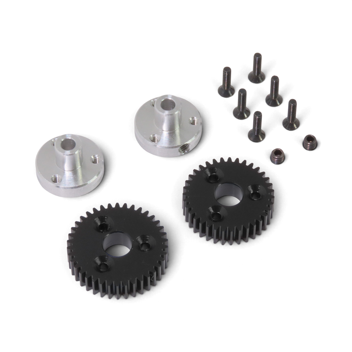 Set d'engrenages DriftParadiZ POM 35T et 38T avec supports en aluminium pour transmission RC FR-D