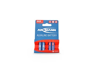 Box of 4 alkaline AAA 1.5V - LR3 - ANSMANN - 50060904444