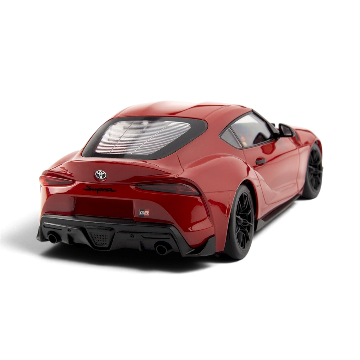 Voiture RC drift Toyota GR Supra 2024 rouge HPI Stage-D24 RTR, modèle réduit pour course de drift.