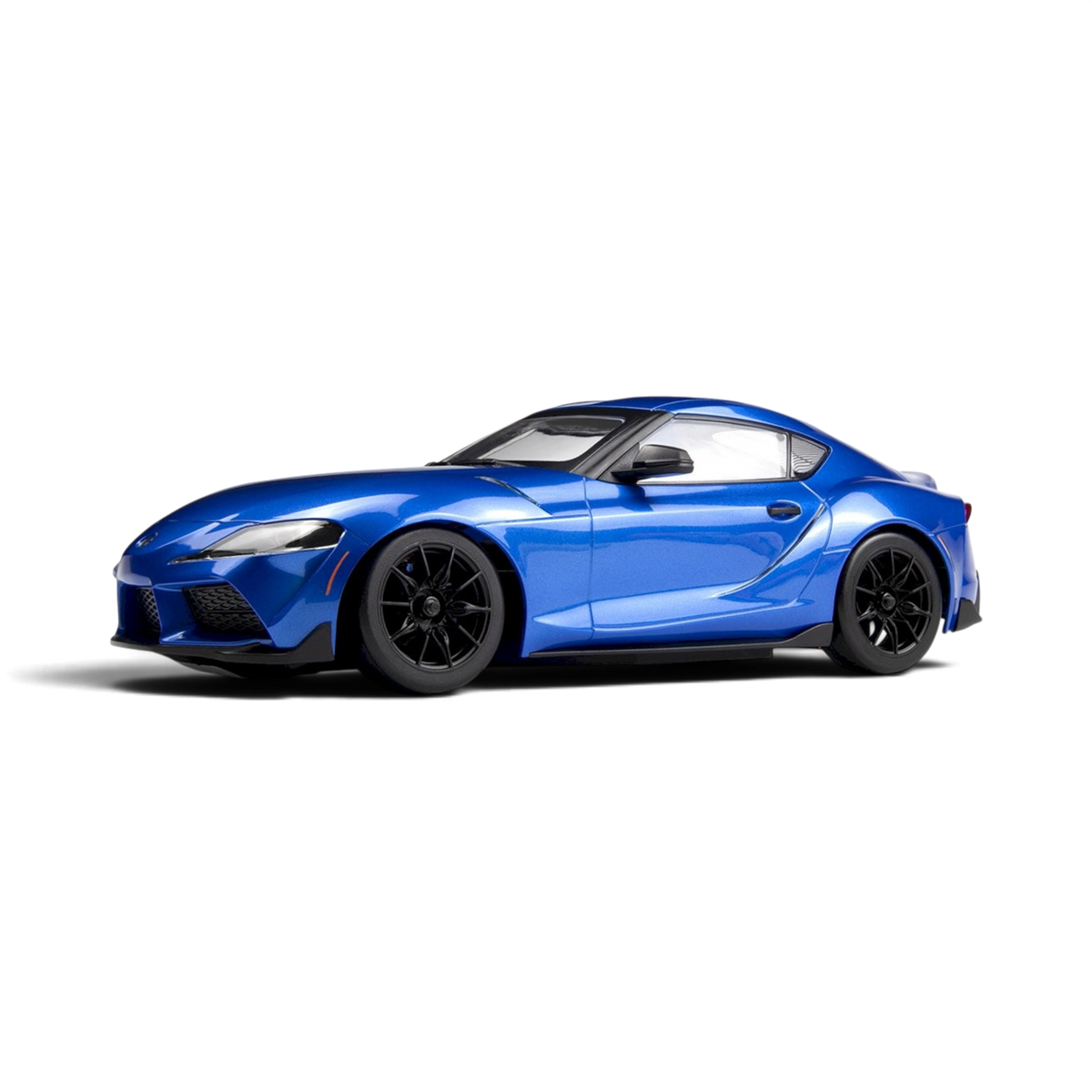 RC drift-auto DriftParadiZ HPI Racing Stage-D24 Toyota GR Supra 2024 metallic blauw op schaal 1/24