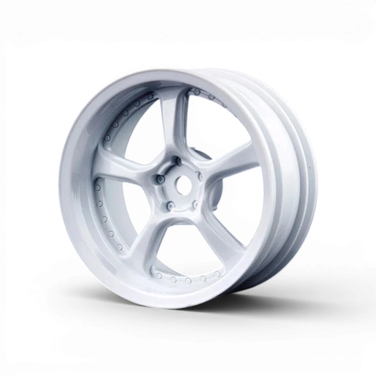 Jantes Kairos +5 blanches de Max Speed Technology, roues en aluminium avec design moderne, vues de face.