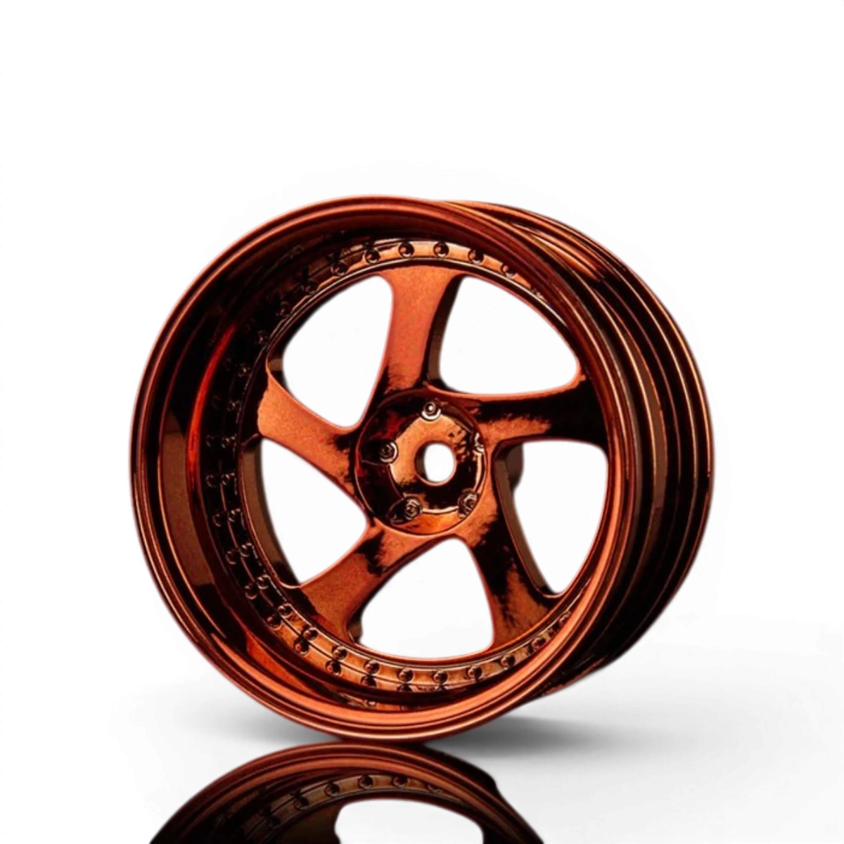 Jantes TMB +11 Cuivres de Max Speed Technology, roues en alliage avec finition cuivrée, visibles sur l'image.