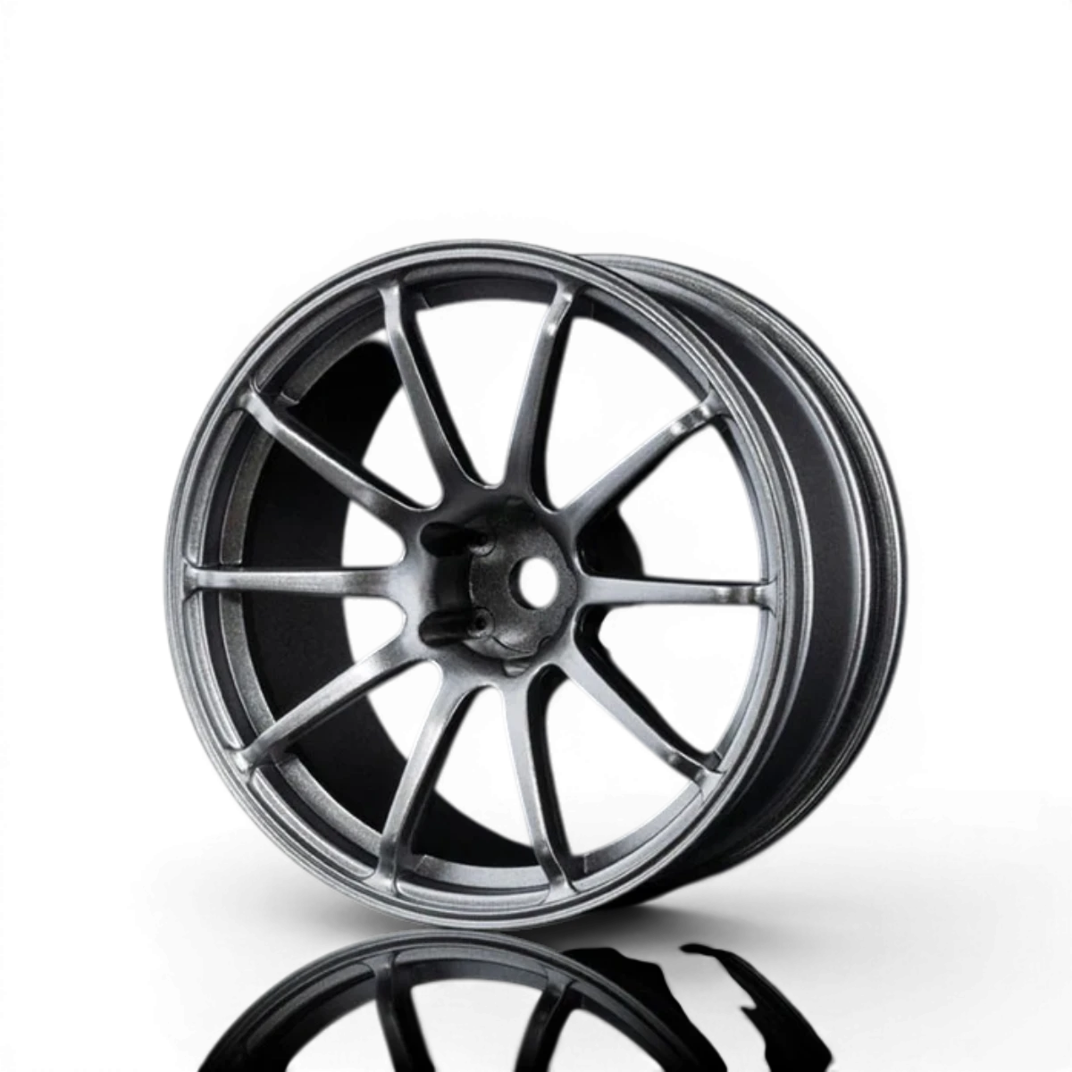Roues Max Speed Technology RS II +7 Grises, jantes en alliage avec finition grise, visibles avec détails de la surface.