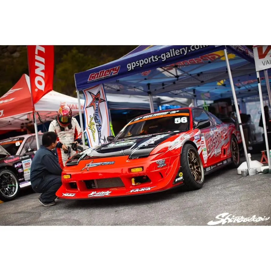 Détails de la customisation GP Sports 180SX Takahiro Mori D1 par PS-Taka, images du véhicule modifié en action en 2023